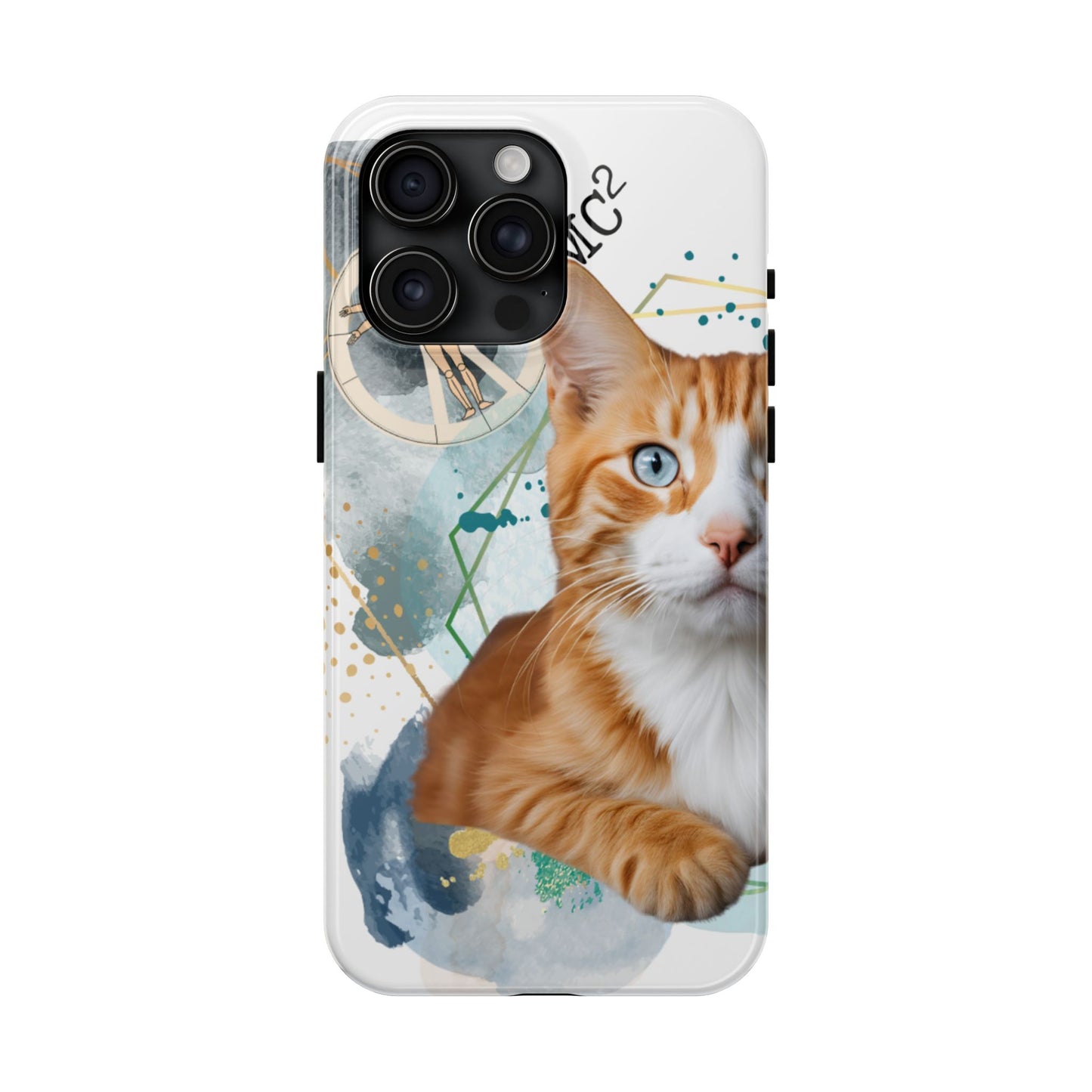 E=MC2 Cat Tough Phone Cases