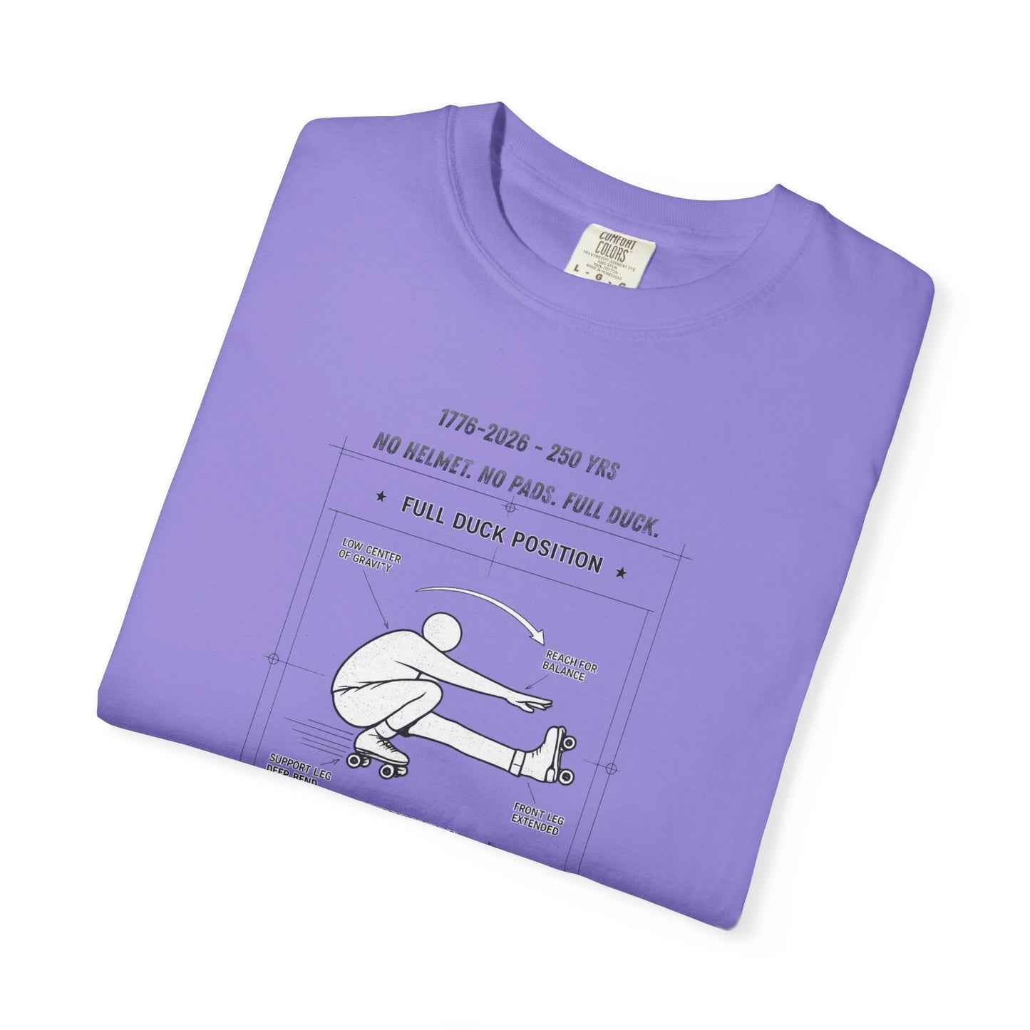 Full Duck Position Blueprint Graphic Tee - Just Gigi IFYKYK