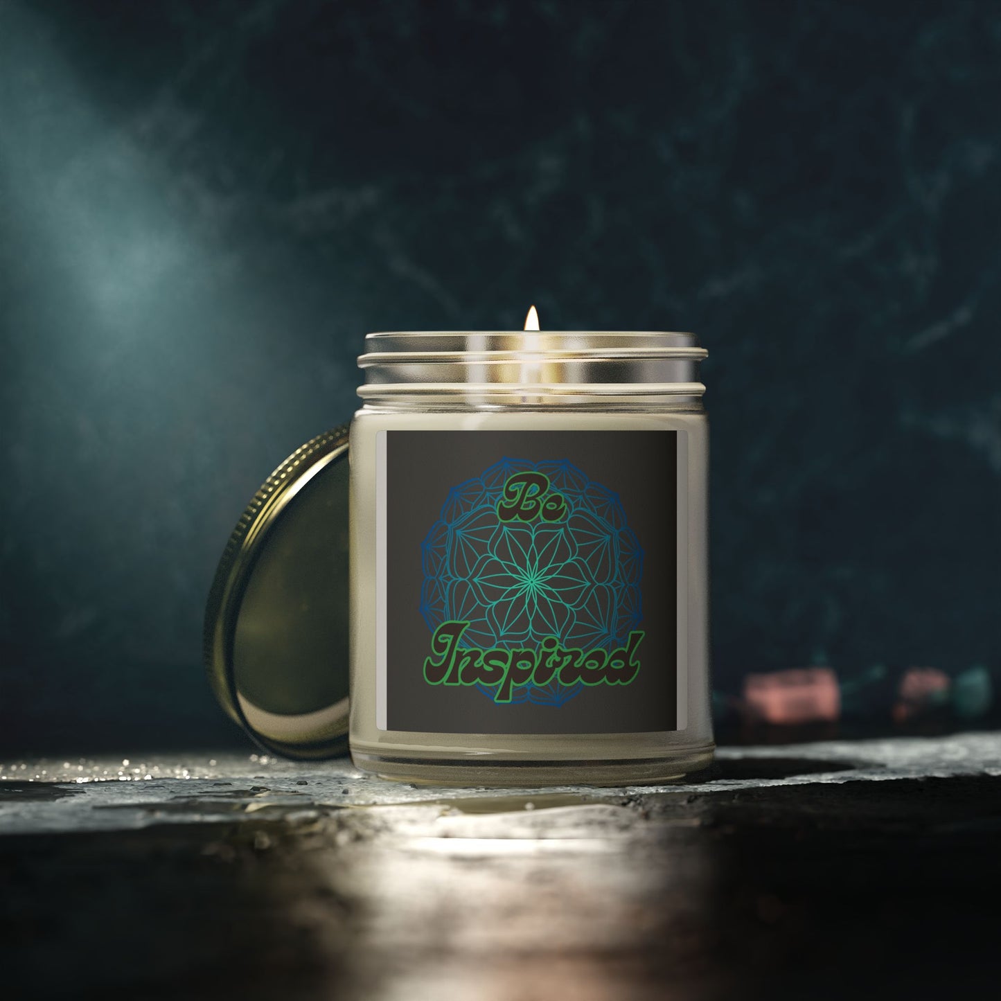 Be Inspired Coconut Apricot  Wax Jar Candle (4oz/9oz) Just Gigi IFYKYK