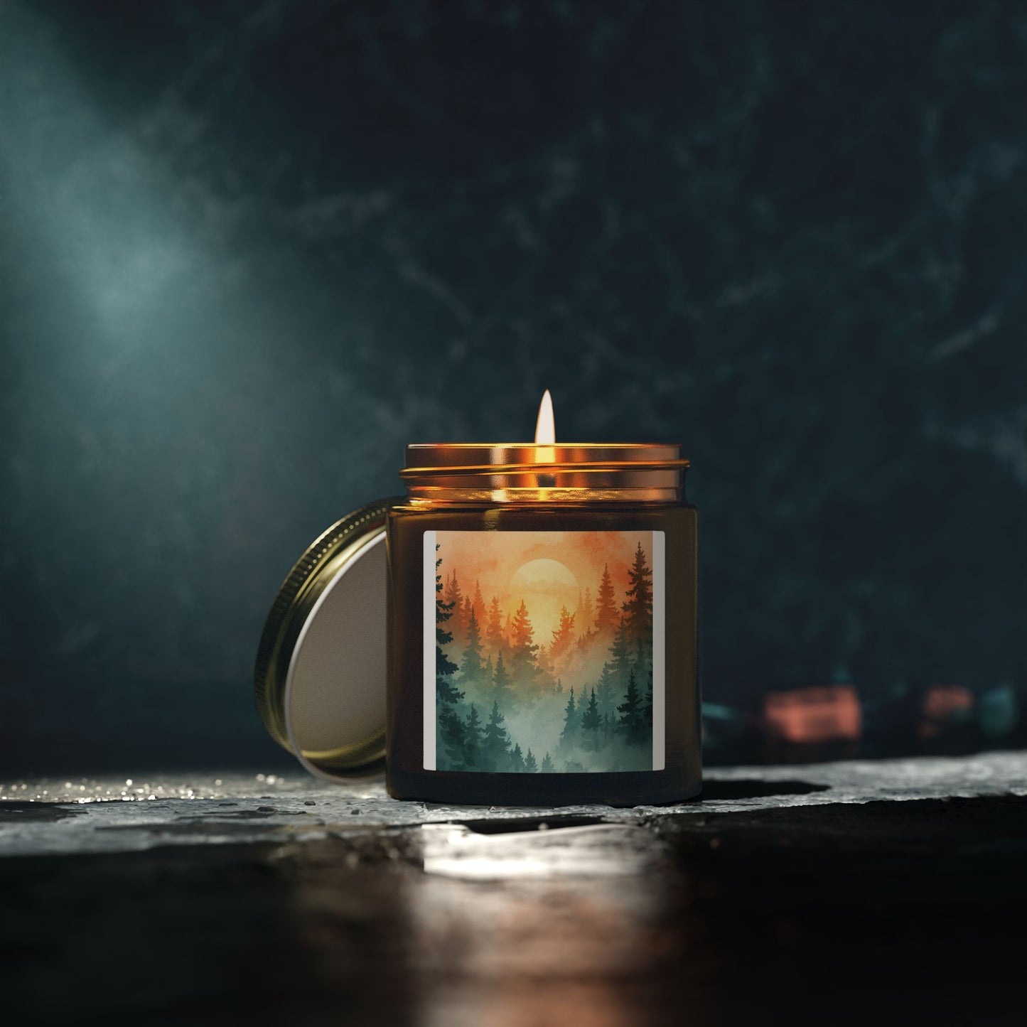 Sunrise Forest  Coconut Apricot Wax Candle (4oz or 9oz) Just Gigi IFYKYK