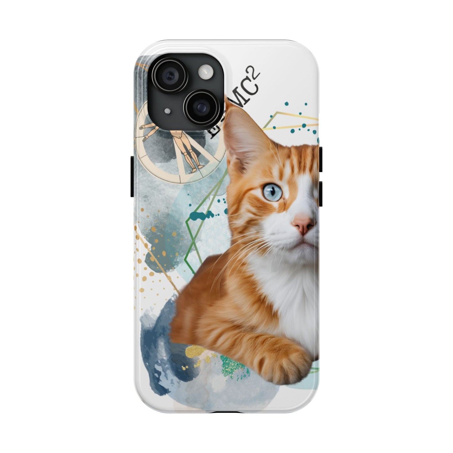 E=MC2 Cat Tough Phone Cases