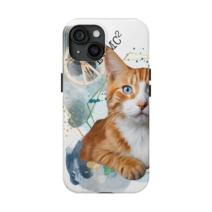 E=MC2 Cat Tough Phone Cases