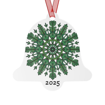 2025 Green Mandala Bell Metal Ornament — Just Gigi IFYKYK