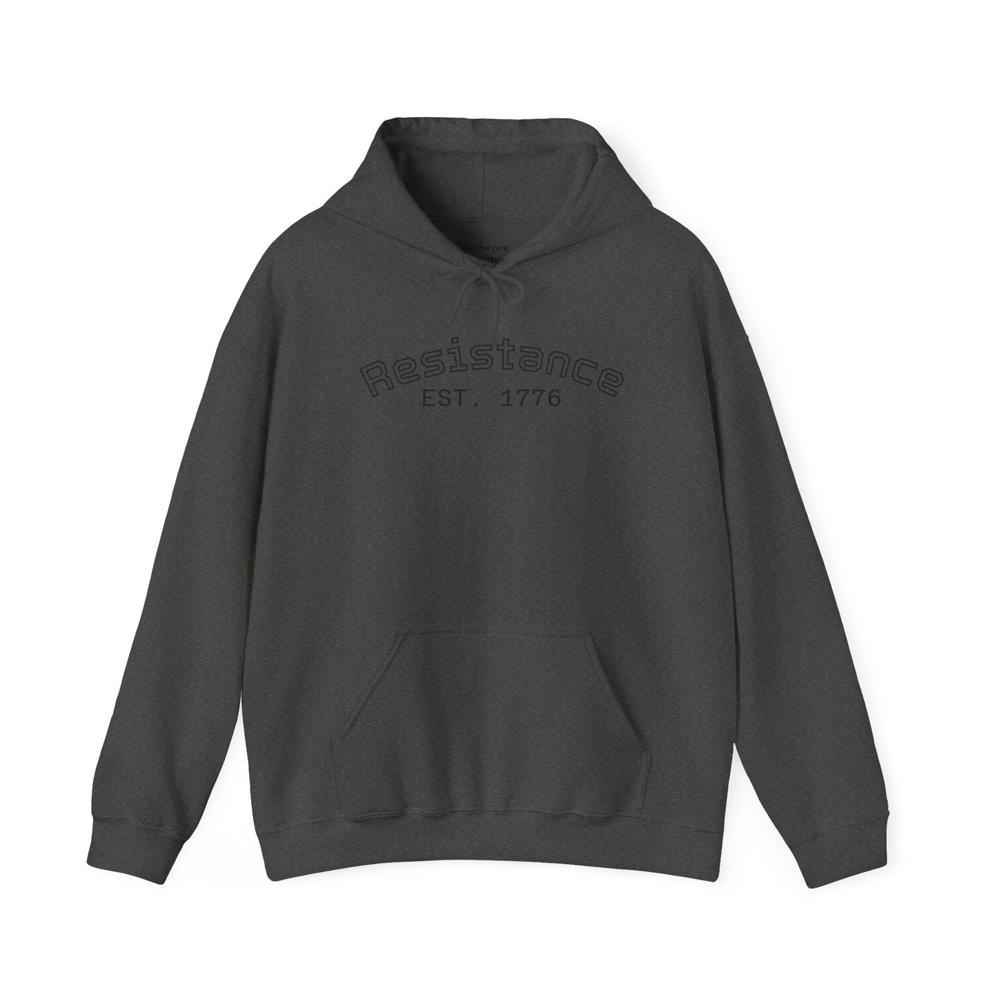 Resistance Est. 1776 Hoodie — Frog Hood Portrait Graphic Sweatshirt