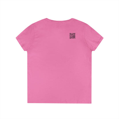 Just Gigi IFYKYK Audaciously You  Ladies' V-Neck T-Shirt