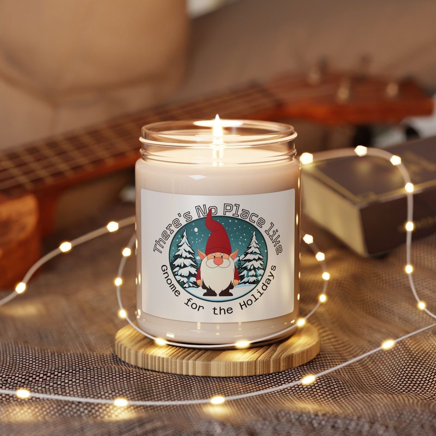 Gnome for the Holidays II- Scented Soy Candle 9oz  - Just Gigi IFYKYK