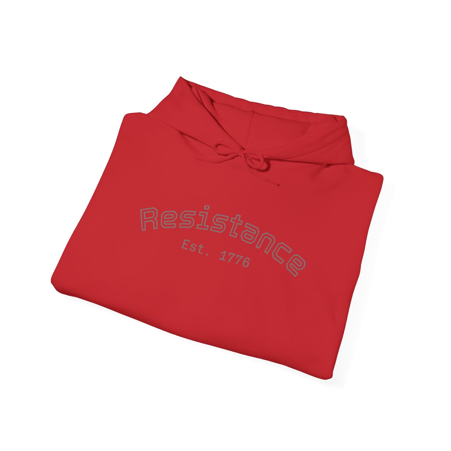 Resistance Hoodie — Vintage Flag Graphic Hooded Sweatshirt (Est. 1776)