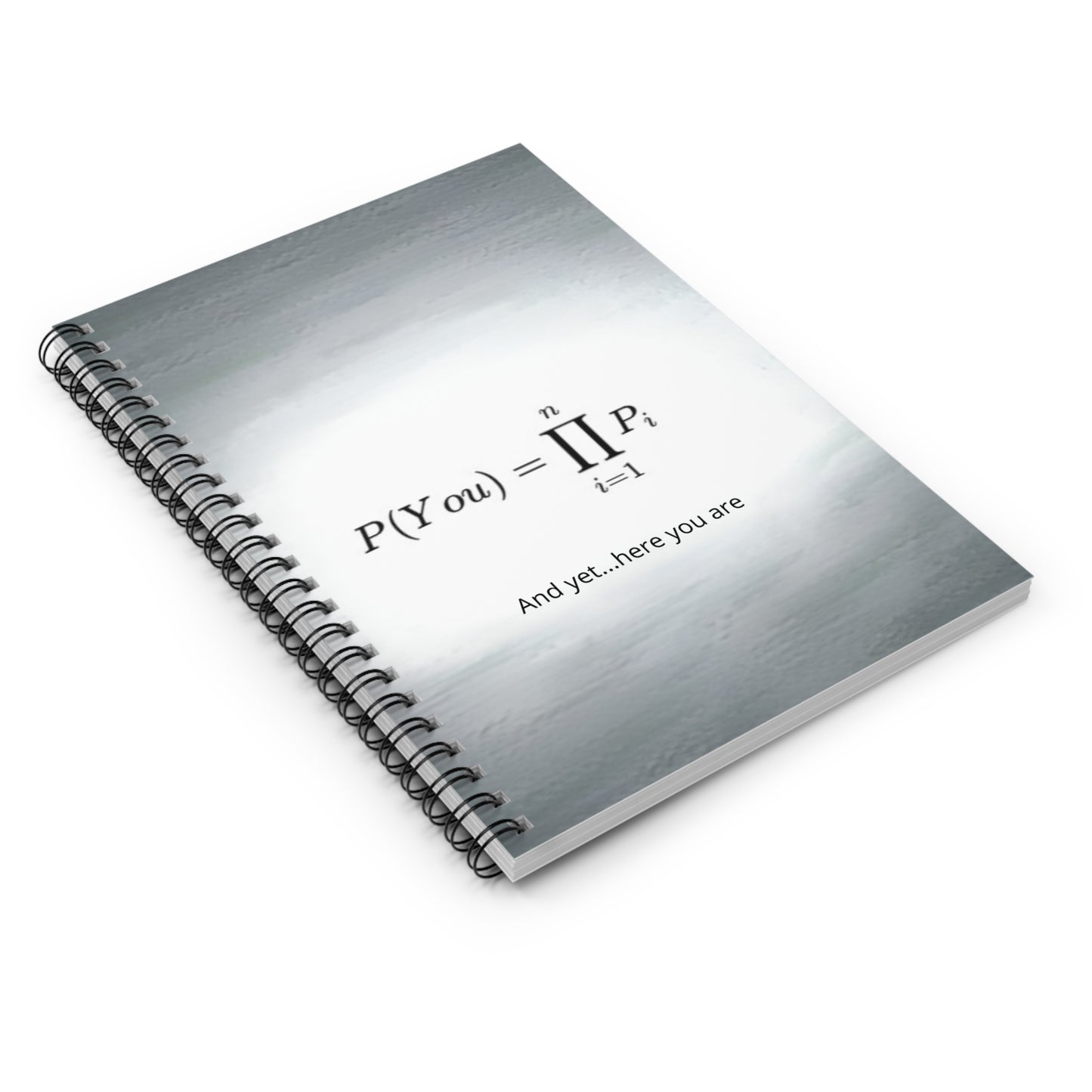 Probability of U Equation Spiral Notebook – Just Gigi IFYKYK