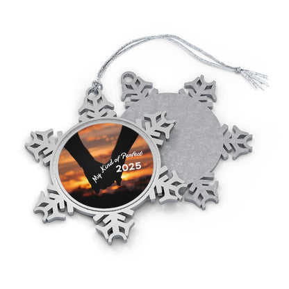 Pewter Snowflake  Couple 2025 Keepsake