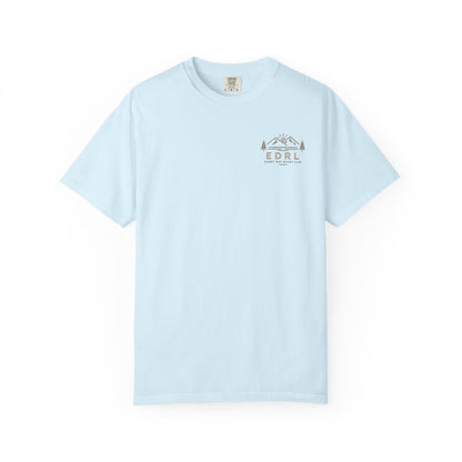 EDRL Mountain Logo T‑Shirt — Minimal Outdoor Crewneck