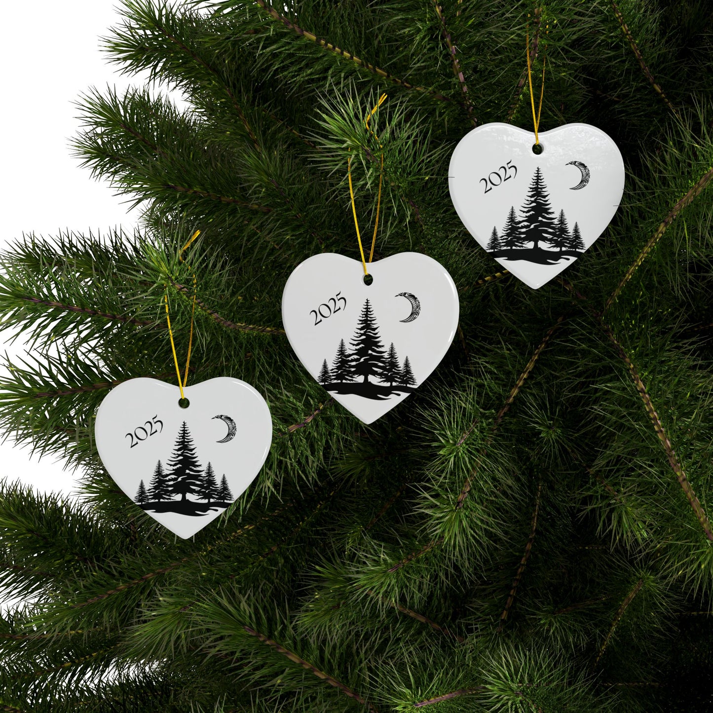 2025 Filigree Moon  Round Keepsake (2-Sided) Ornament