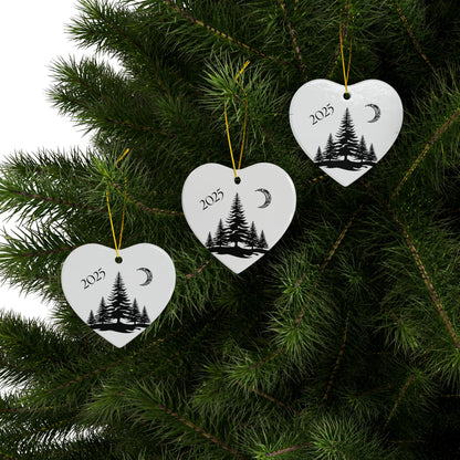 2025 Filigree Moon  Round Keepsake (2-Sided) Ornament