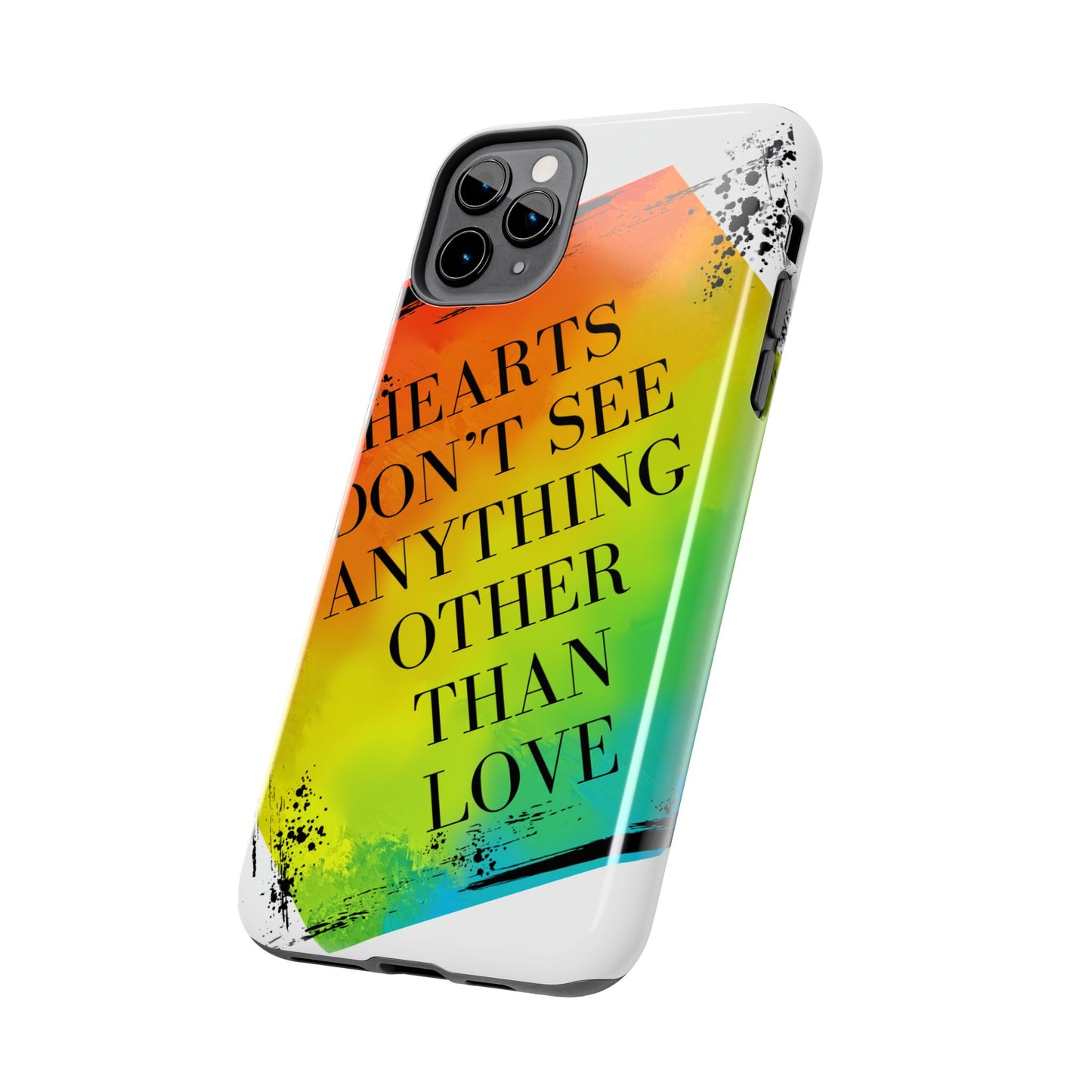 Hearts don't see anything other than love Tough Phone Cases Just Gigi IFYKYK