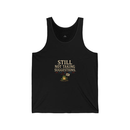 "Still Not Taking Suggestions" 250th Fun Frog Graphic Tank - Just Gigi IFYKY