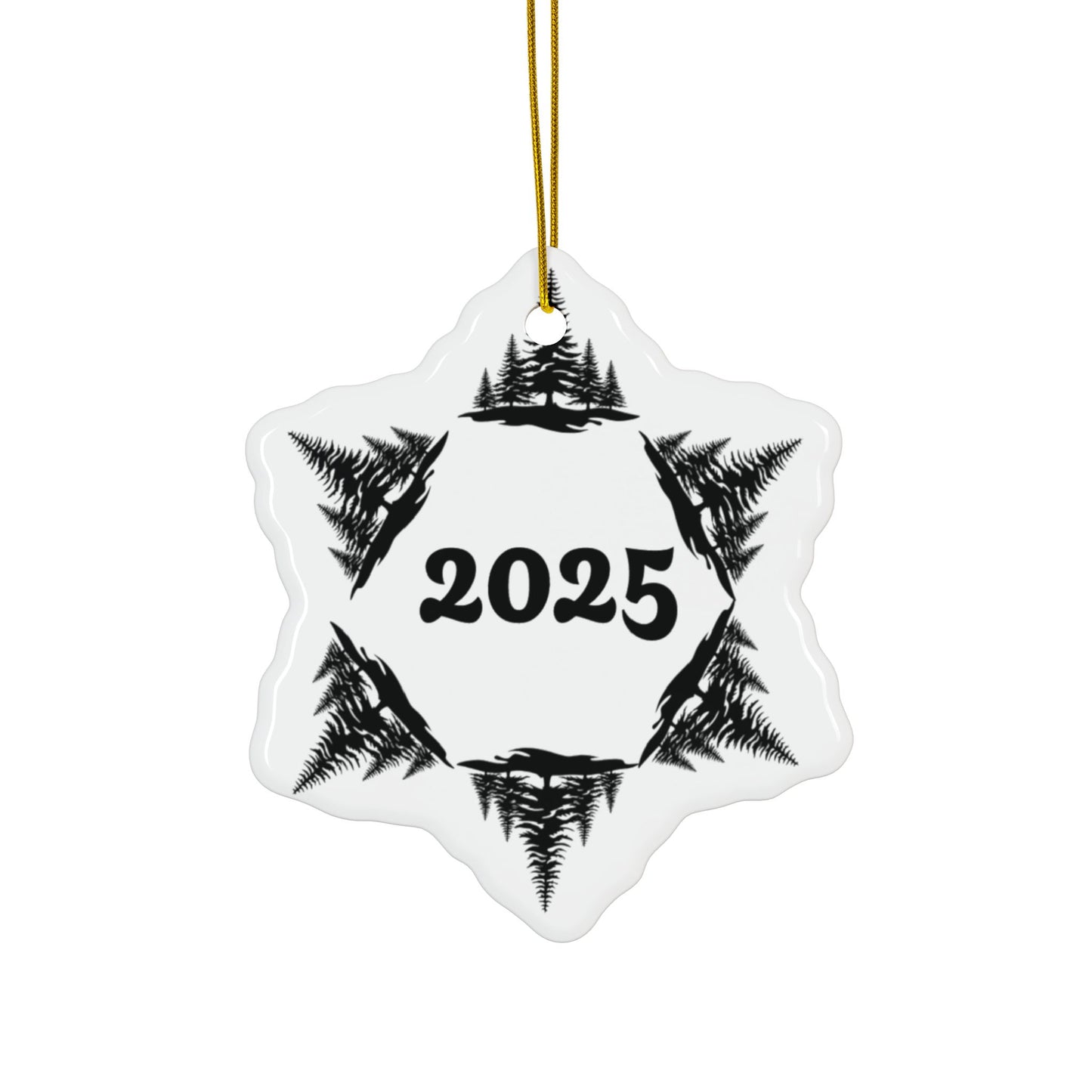 2025 Snowflake Keepsake Ceramic Ornament- Just Gigi IFYKYK