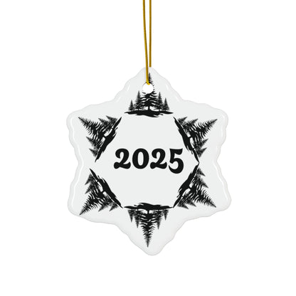 2025 Snowflake Keepsake Ceramic Ornament- Just Gigi IFYKYK