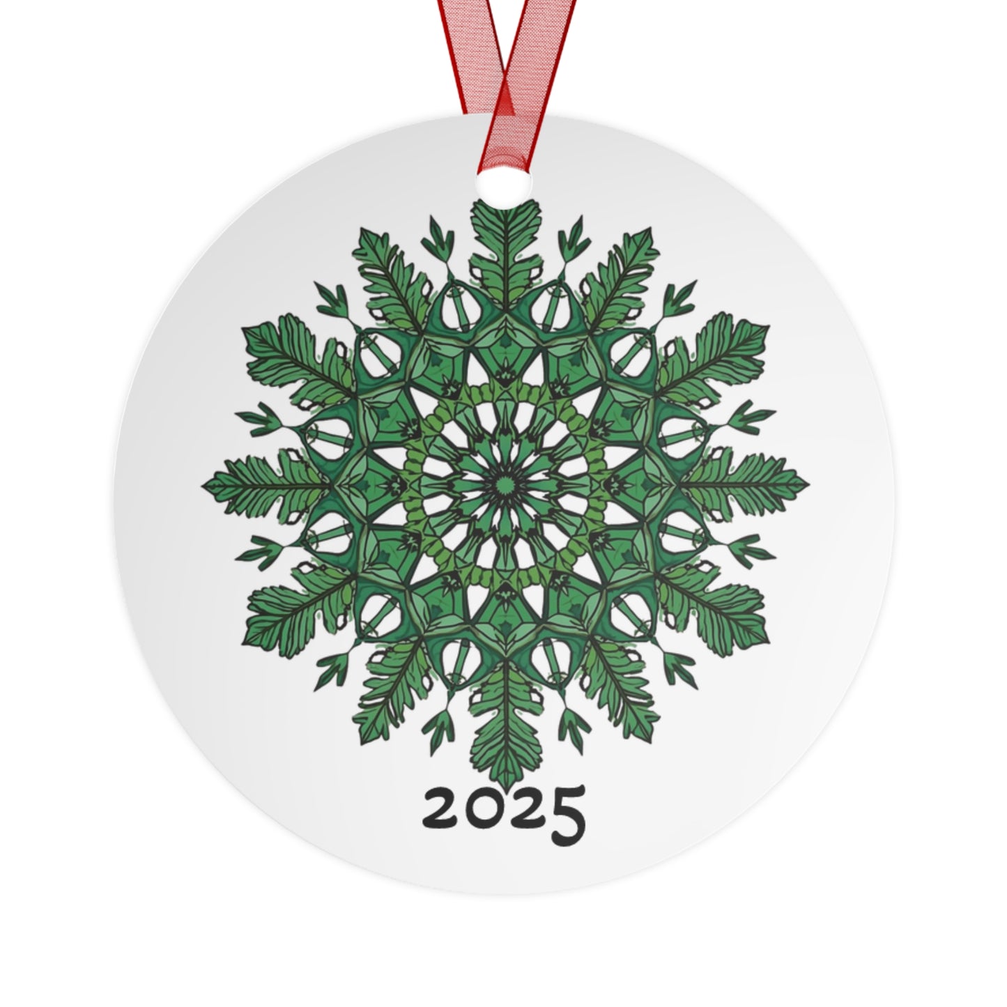 2025 Green Mandala Bell Metal Ornament — Just Gigi IFYKYK