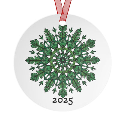 2025 Green Mandala Bell Metal Ornament — Just Gigi IFYKYK