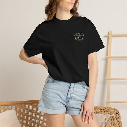 EDRL Mountain Logo T‑Shirt — Minimal Outdoor Crewneck