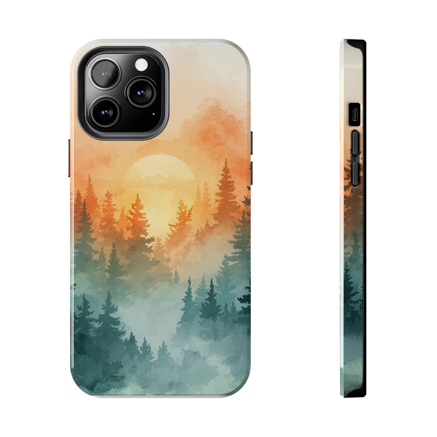 Sunset Forest Mist Tough Phone Case -Just Gigi IFYKYK