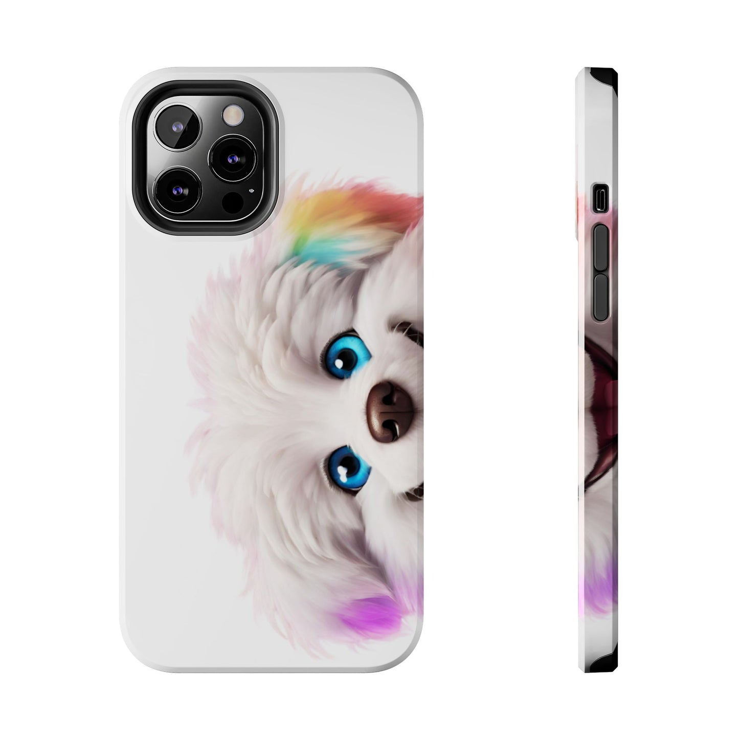 Peeking Doggo design Tough Phone Cases