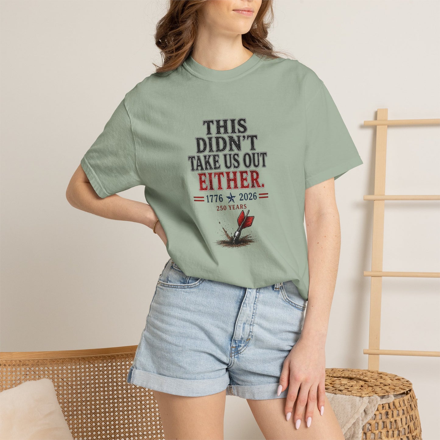 Lawn Dart Patriotic Graphic T-Shirt — 250th Anniversary 1776–2026