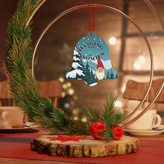 Hanging With My Gnomies Metal Ornament 2025 Keepsake