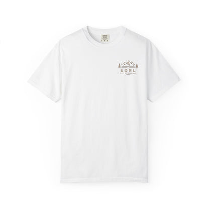 EDRL Mountain Logo T‑Shirt — Minimal Outdoor Crewneck