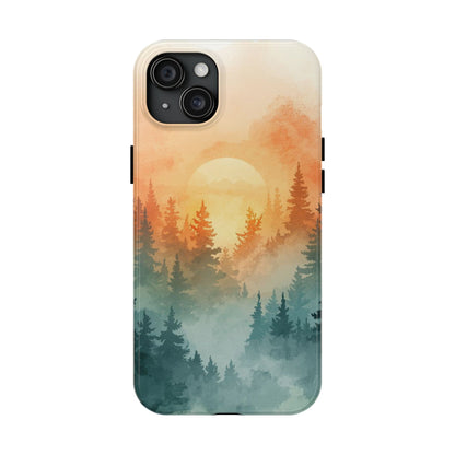 Sunset Forest Mist Tough Phone Case -Just Gigi IFYKYK