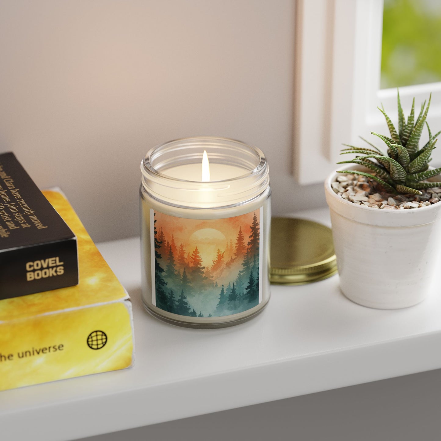 Sunrise Forest  Coconut Apricot Wax Candle (4oz or 9oz) Just Gigi IFYKYK