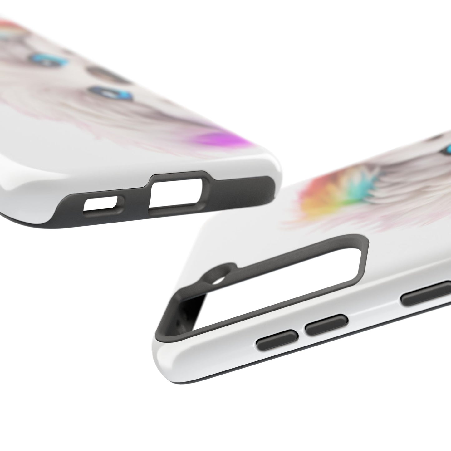 Peeking Doggo design Tough Phone Cases