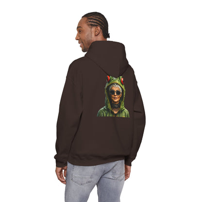 Resistance Est. 1776 Hoodie — Frog Hood Portrait Graphic Sweatshirt