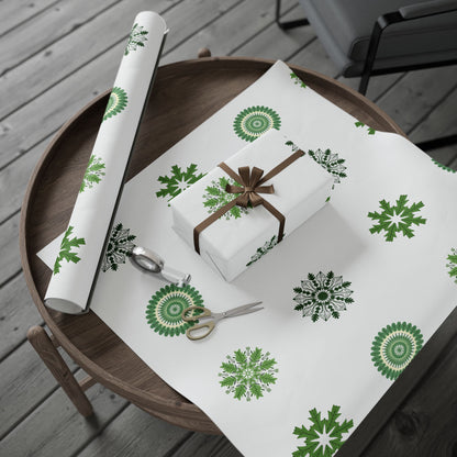 Tree Mandalas in Green Paper Roll - Just Gigi IFYKYK