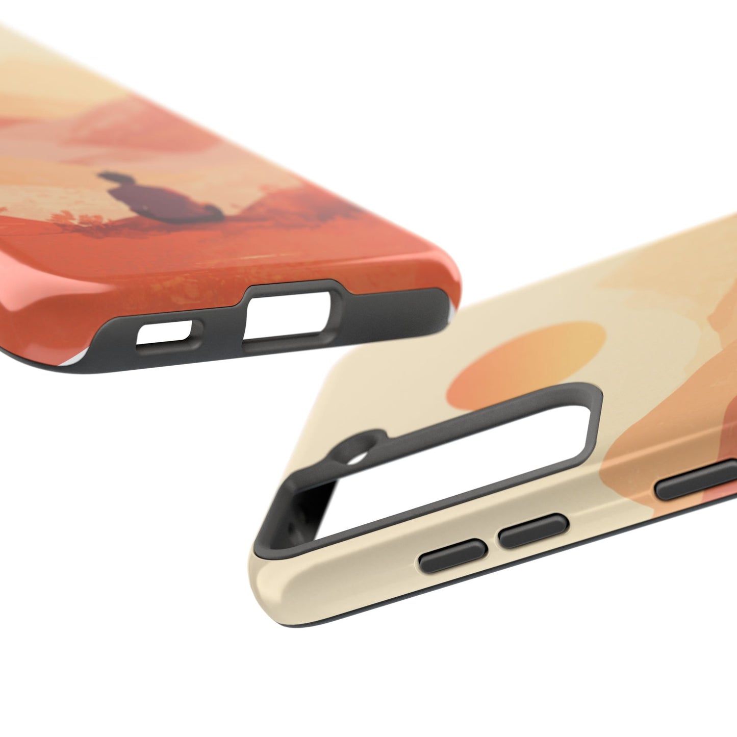 Sunset Mountain Meditation Tough Phone Case - Just Gigi IFYKYK