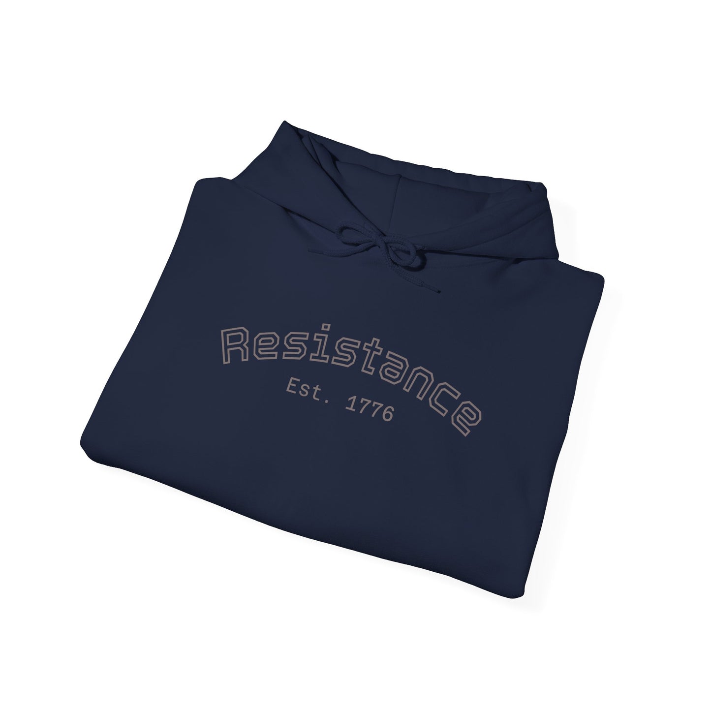 Resistance Hoodie — Vintage Flag Graphic Hooded Sweatshirt (Est. 1776)