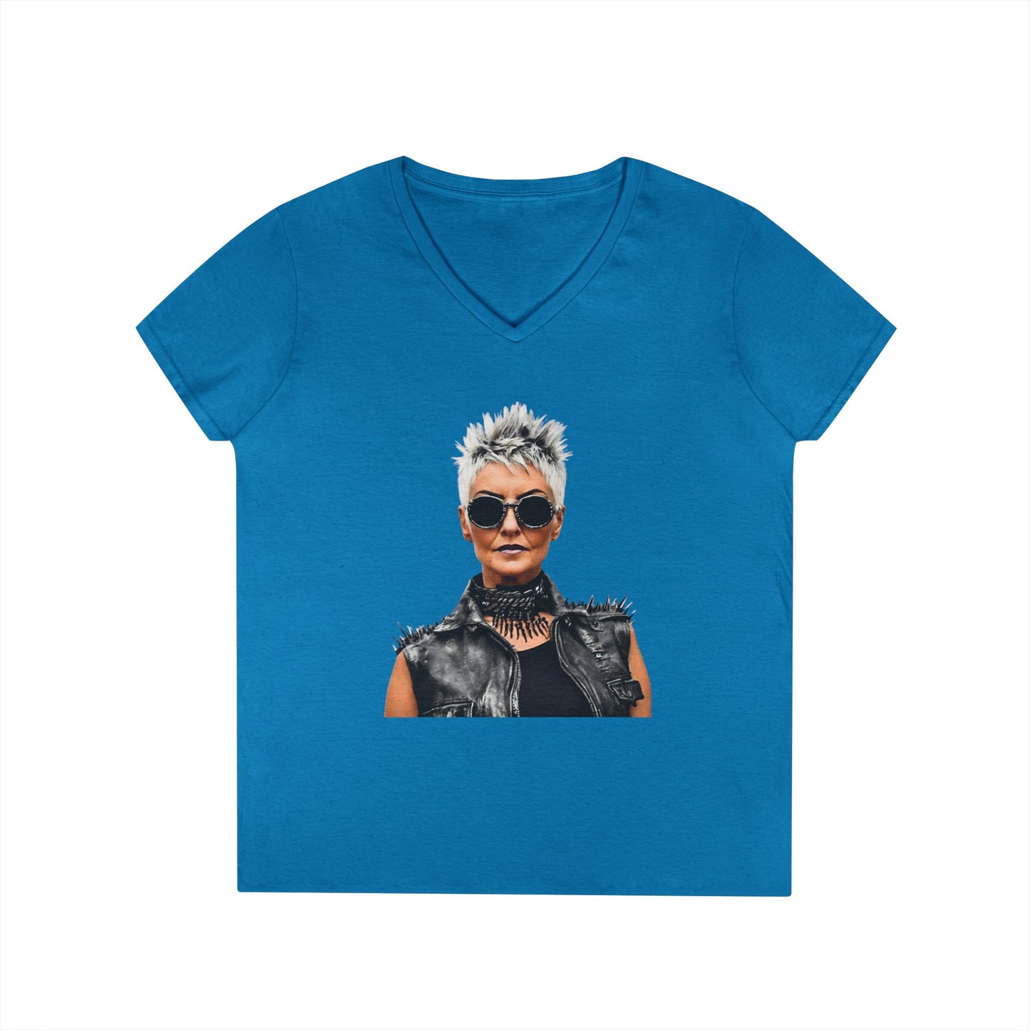 Just Gigi IFYKYK Audaciously You  Ladies' V-Neck T-Shirt