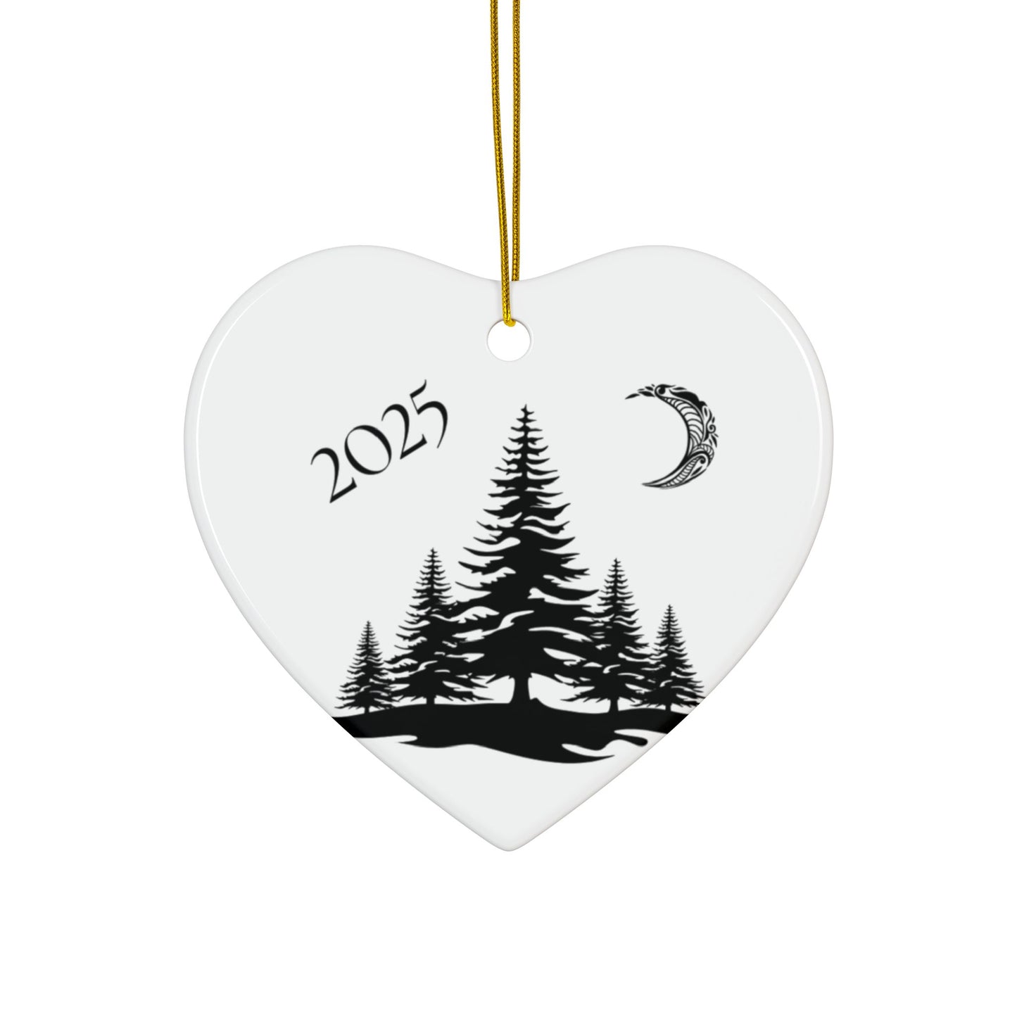2025 Ceramic Heart-keepsake Ornament - Just Gigi IFYKYK