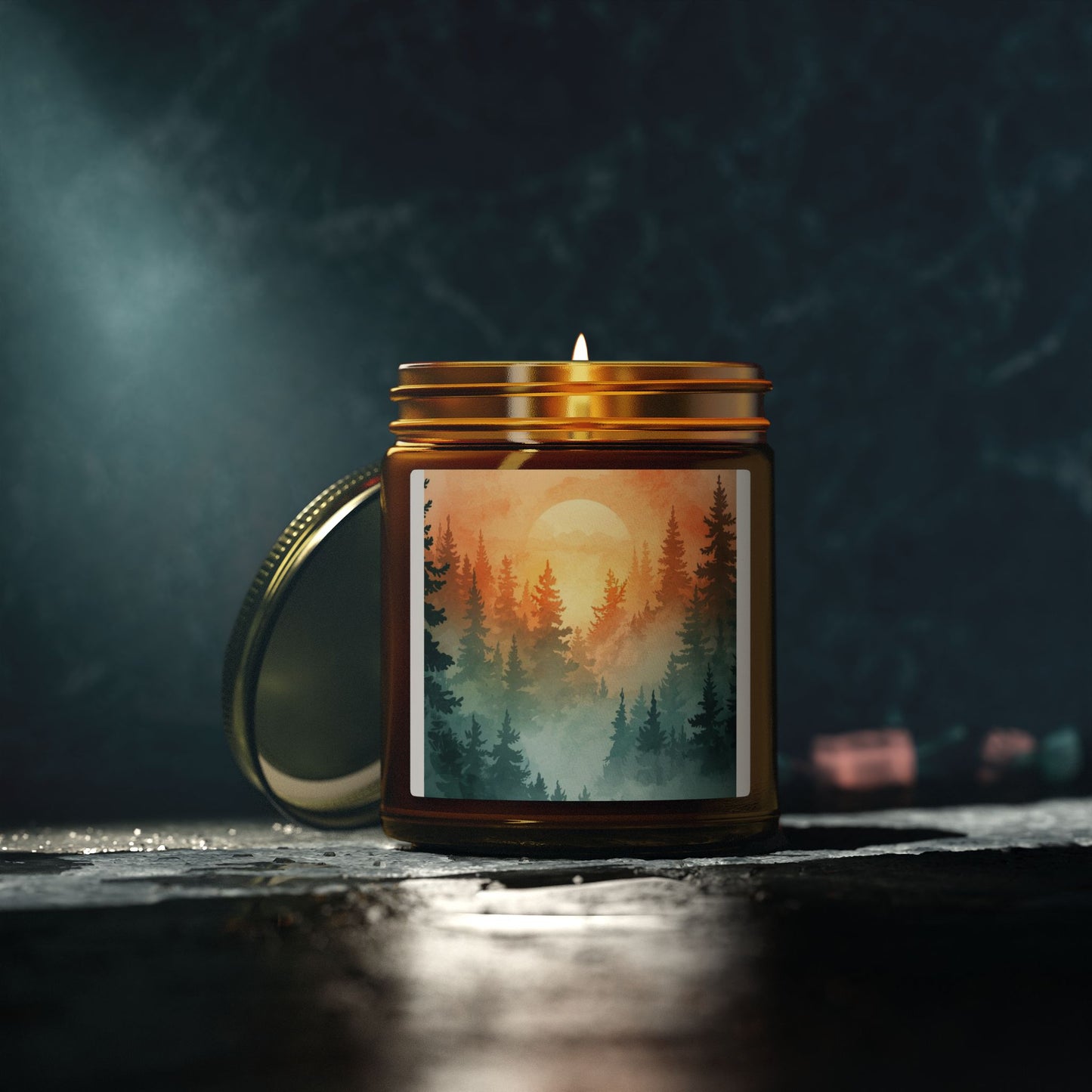 Sunrise Forest  Coconut Apricot Wax Candle (4oz or 9oz) Just Gigi IFYKYK