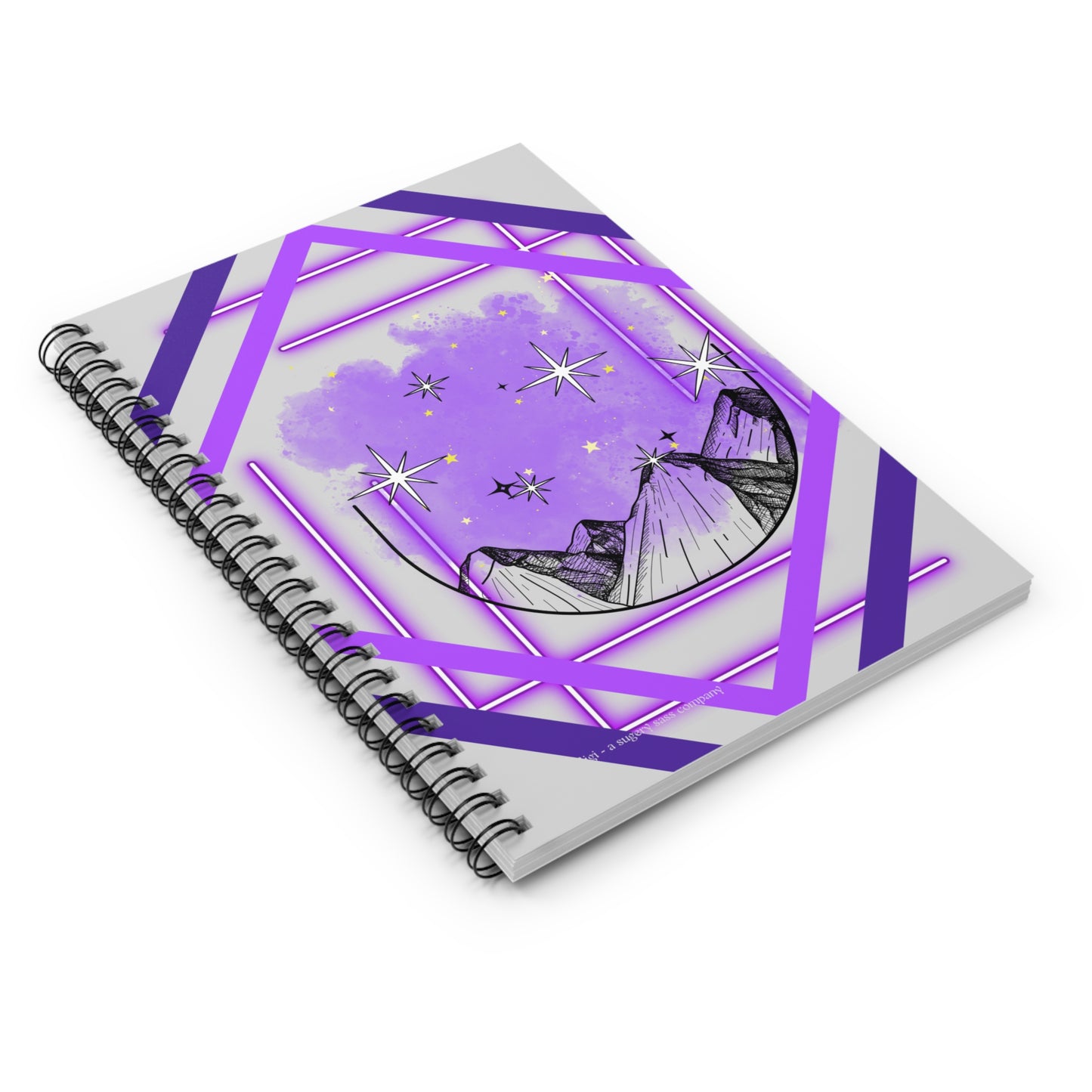 Mountain Starry Sky Spiral Notebook Just Gigi IFYKYK