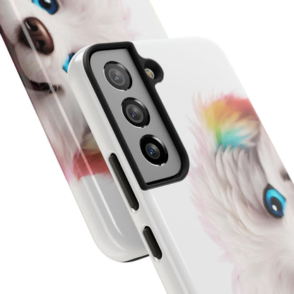 Peeking Doggo design Tough Phone Cases