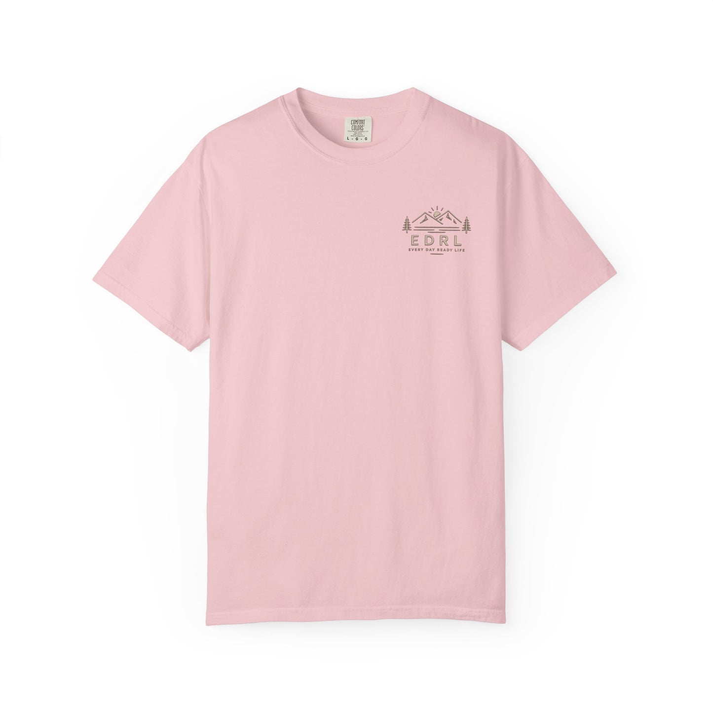 EDRL Mountain Logo T‑Shirt — Minimal Outdoor Crewneck