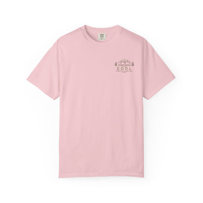 EDRL Mountain Logo T‑Shirt — Minimal Outdoor Crewneck