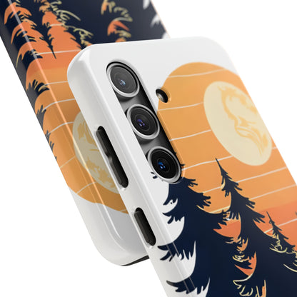 Retro Sunset Pines Graphic Phone Case - Just Gigi IFYKYK