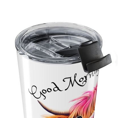 Good Morning MOOOtiful 20 oz Tumbler Just Gigi IFYKYK