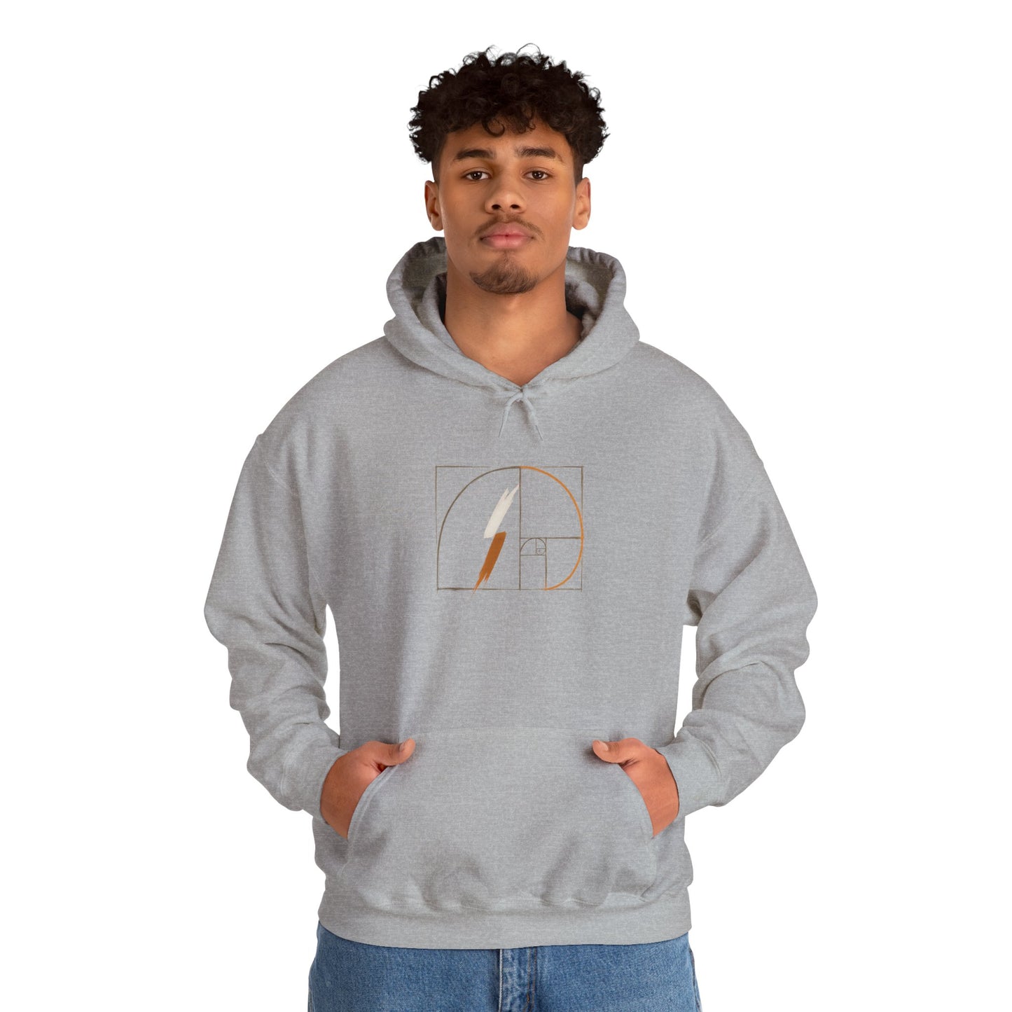 ONWARD Hoodie —Fibonacci Spiral Minimal Design