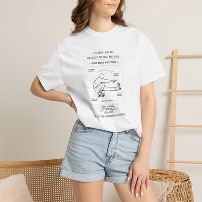Full Duck Position Blueprint Graphic Tee - Just Gigi IFYKYK