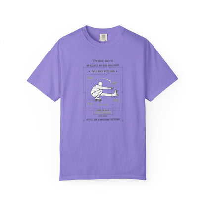 Full Duck Position Blueprint Graphic Tee - Just Gigi IFYKYK