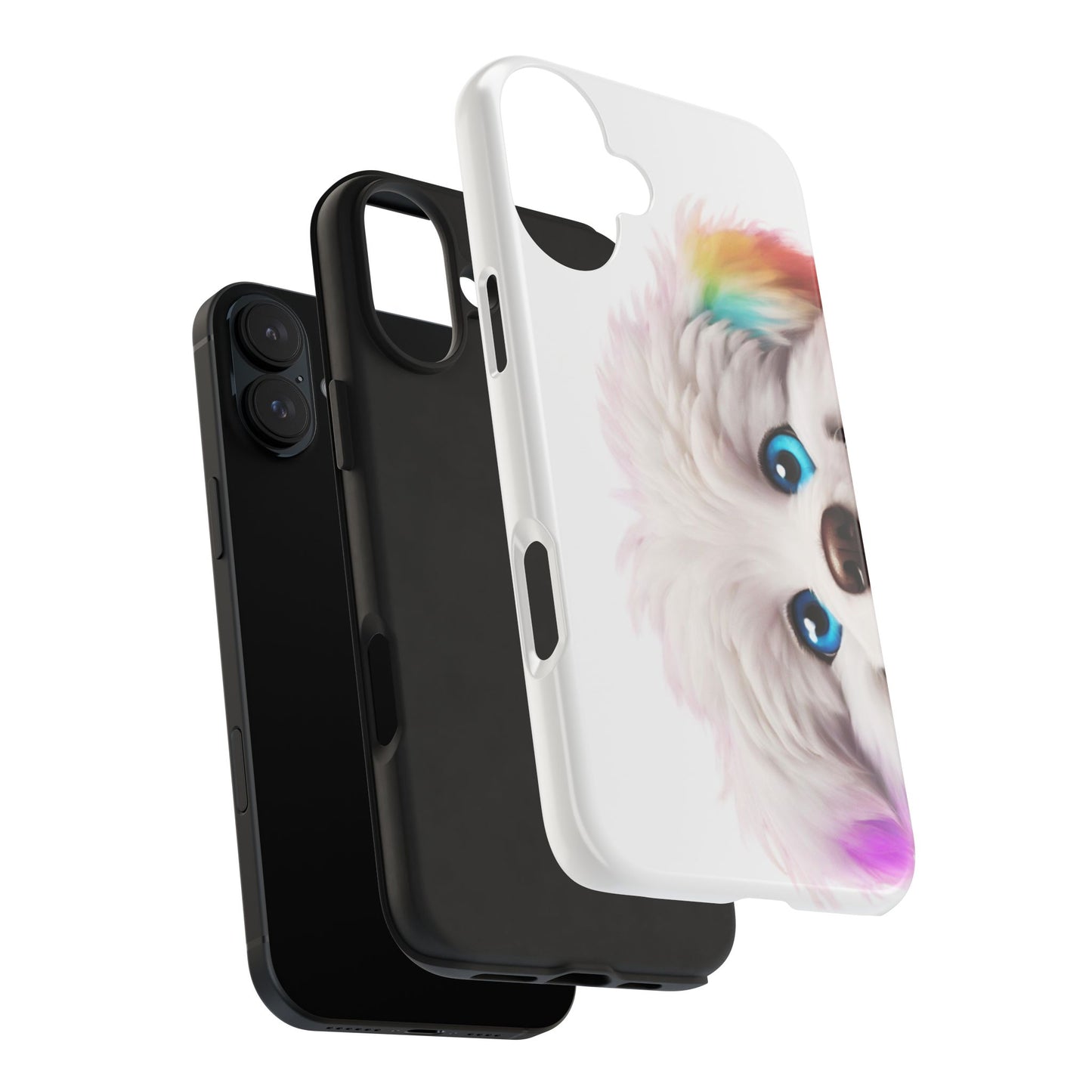 Peeking Doggo design Tough Phone Cases