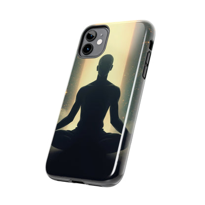 Enlightening Meditation Tough Phone Case - Just Gigi IFYKYK
