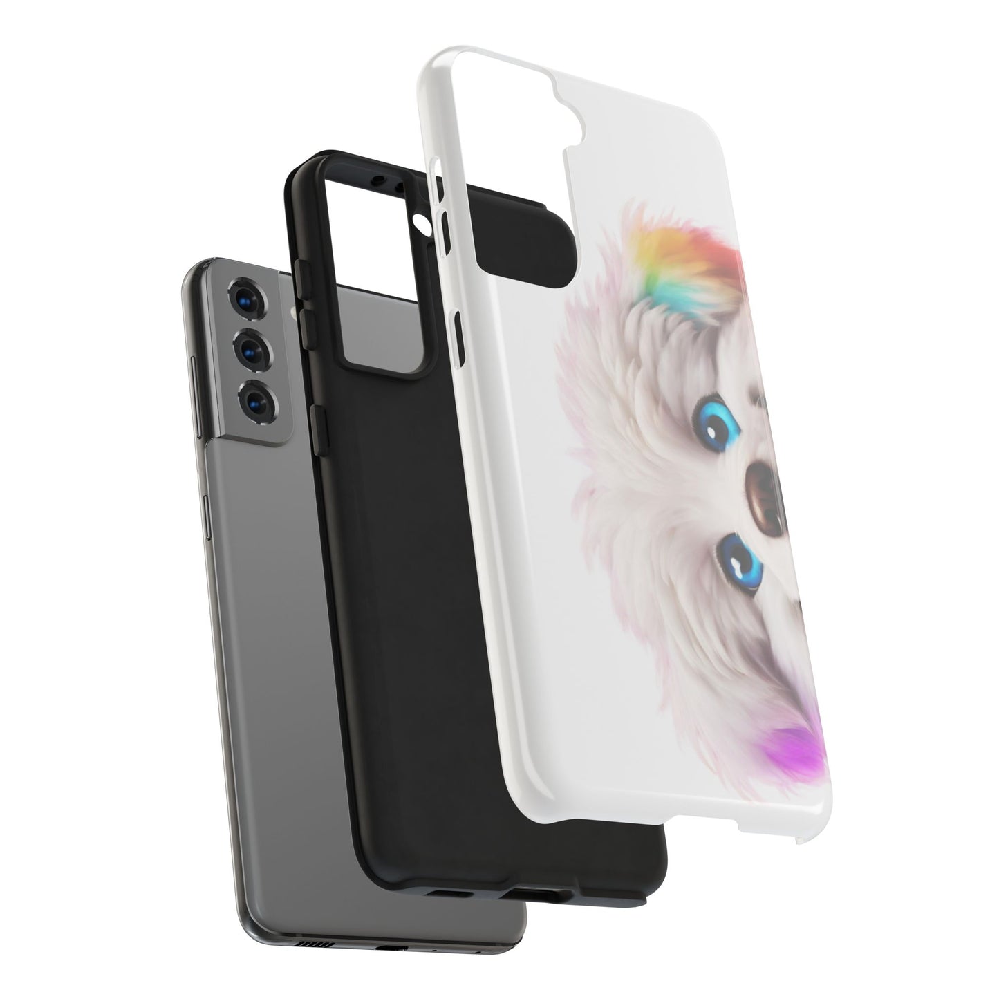 Peeking Doggo design Tough Phone Cases